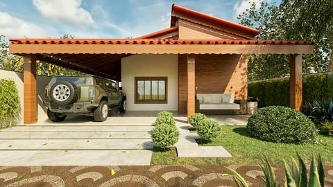 plantas de casas pequenas 2 quartos baratas