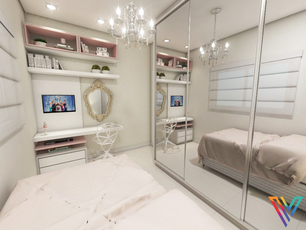 acabamentos para quarto pequeno