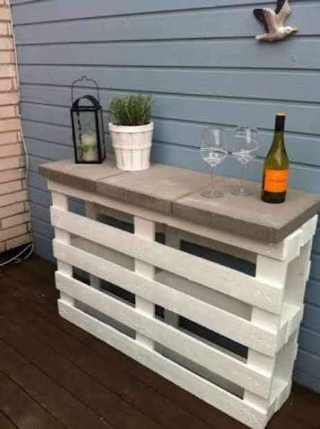 Adega de pallet para apartamento