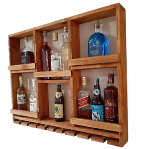 Adega de pallet para destilados
