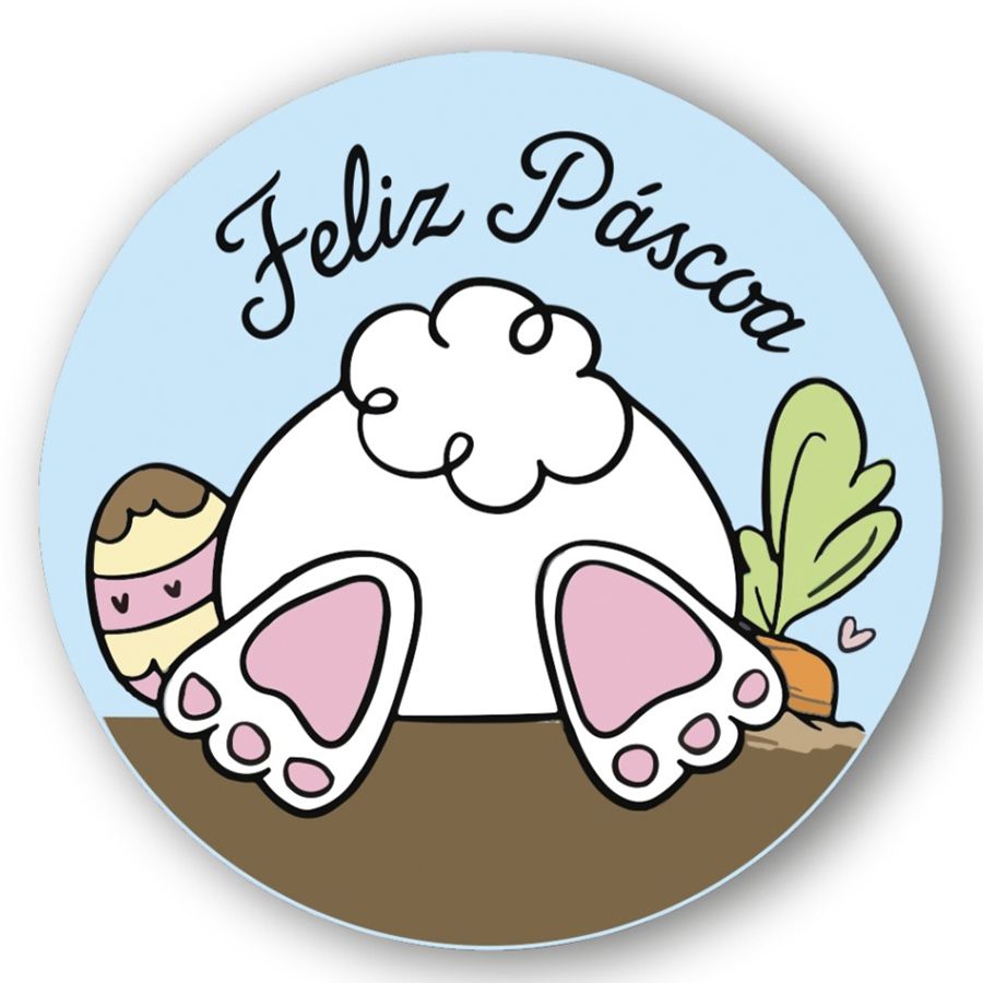 ideias criativas adesivo feliz pascoa para imprimir