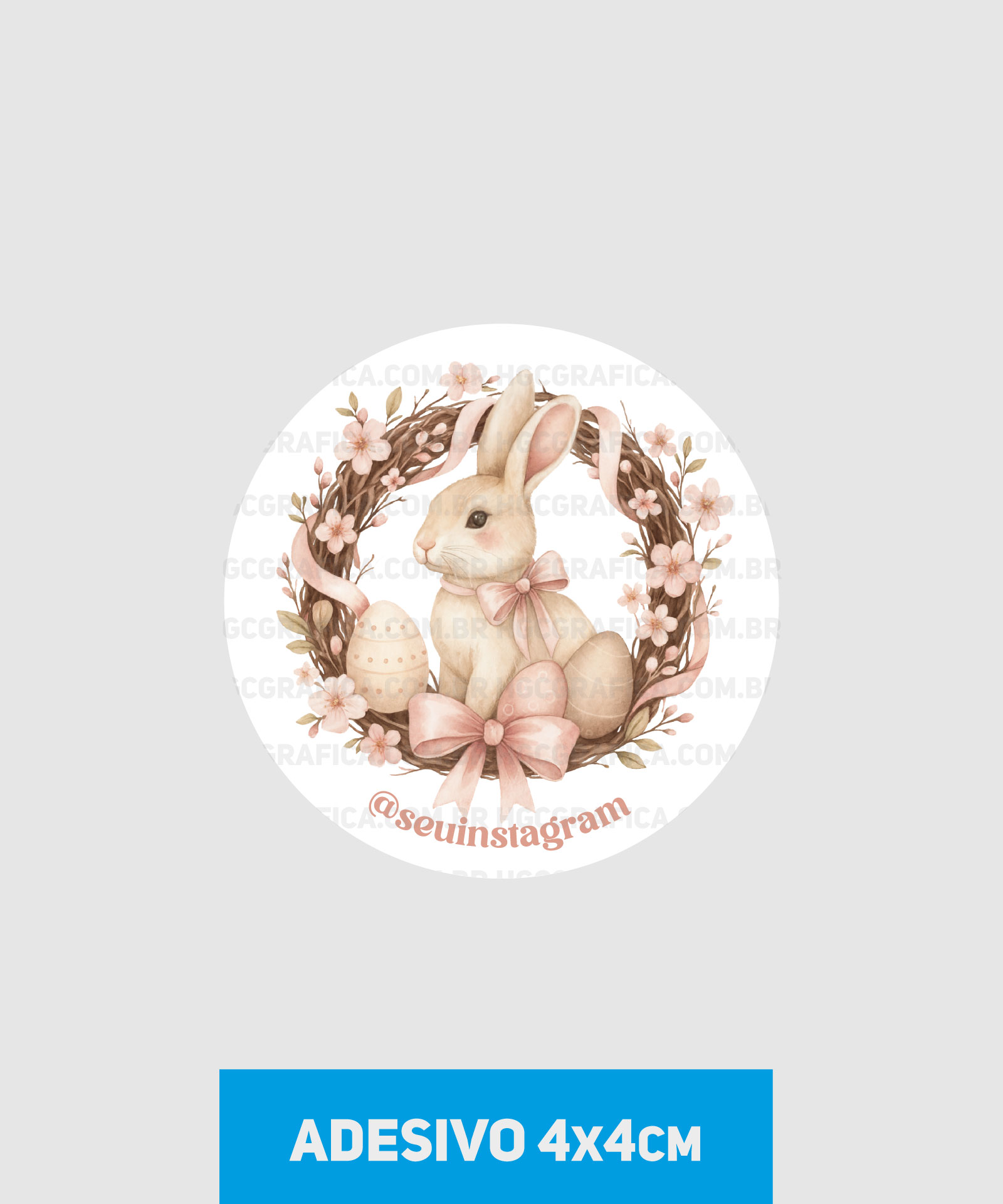 custo para imprimir adesivos de páscoa em casa