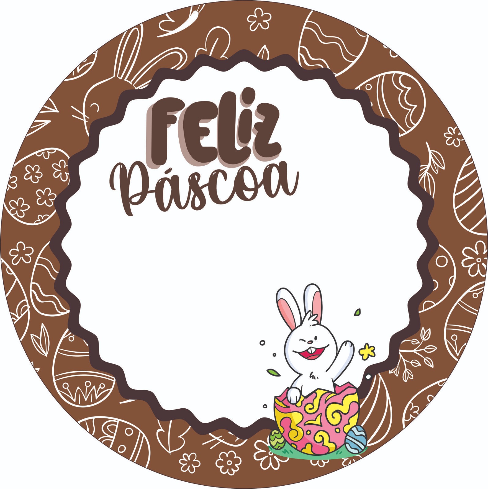 adesivo feliz pascoa para imprimir vs adesivo comprado