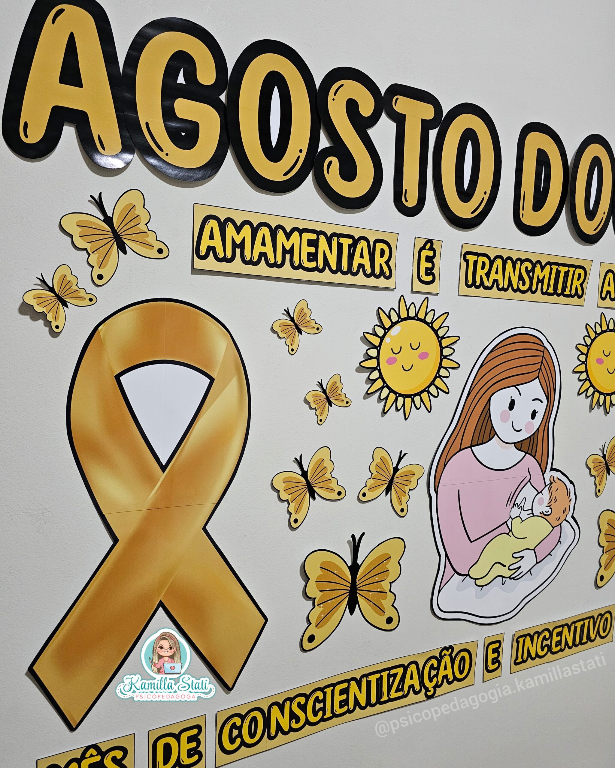 agosto dourado decoração