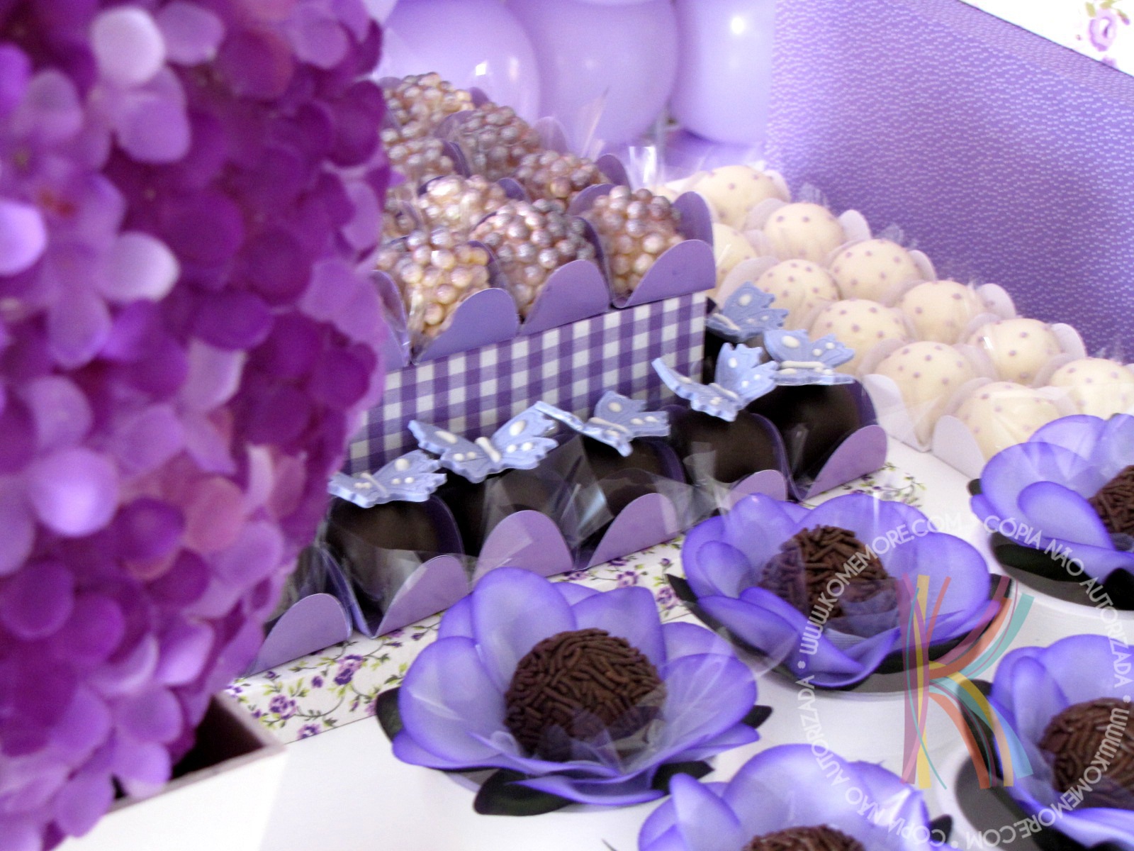 agosto lilas decoração