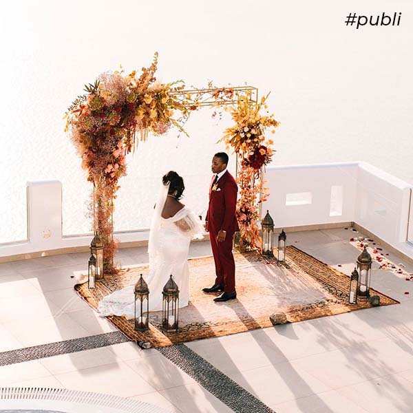 altar decoração igreja casamento simples