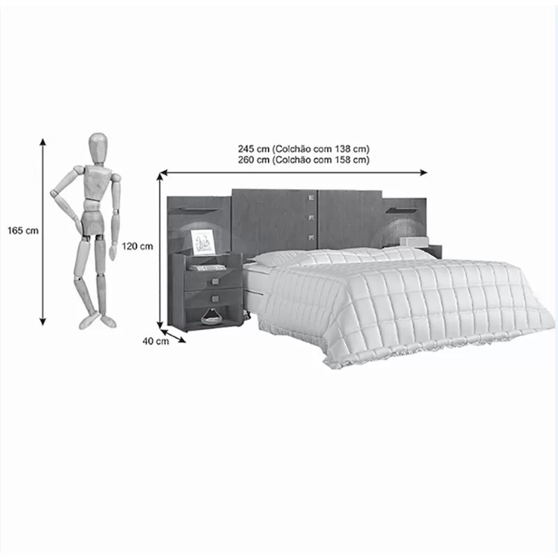 altura ideal cabeceira