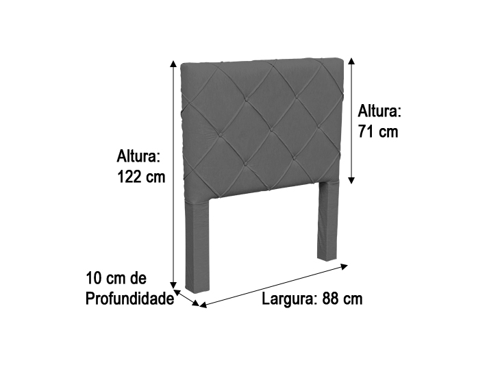altura cabeceira casal