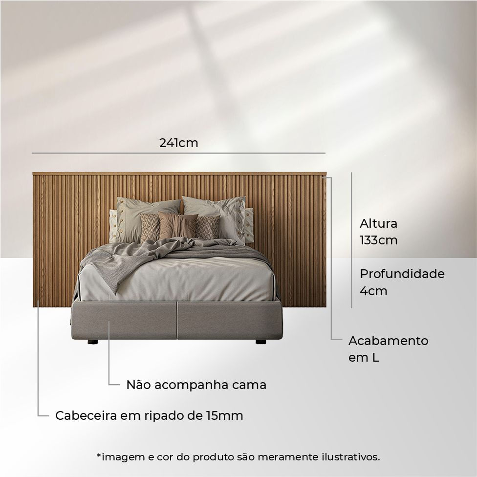 altura cabeceira queen
