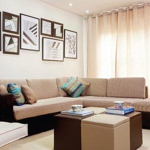 decorar com quadros altura