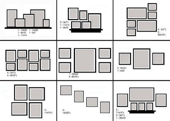 instalar quadros na altura correta