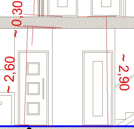 pé direito em apartamento