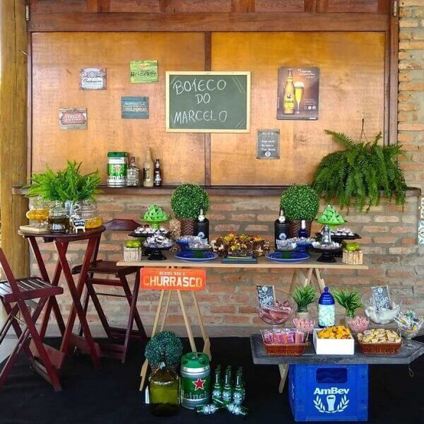 aniversário churrasco decoração