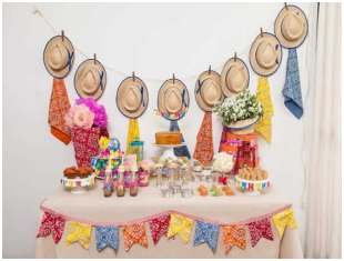 decoracao festa junina infantil versus adulto