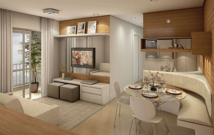 como otimizar espaço apartamento pequeno