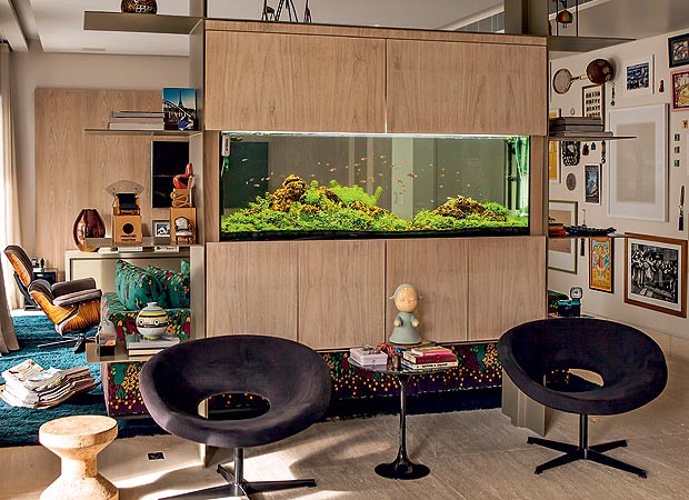 aquário de parede vs aquário de chão para sala