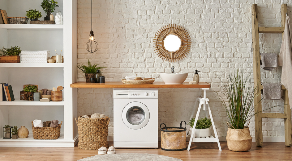 lavanderia em apartamento pequeno