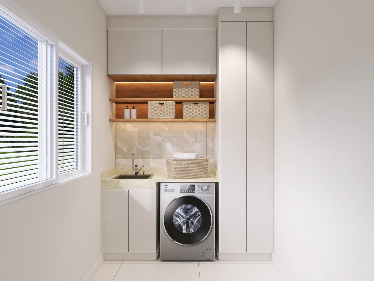 erros comuns ao montar área de serviço pequena