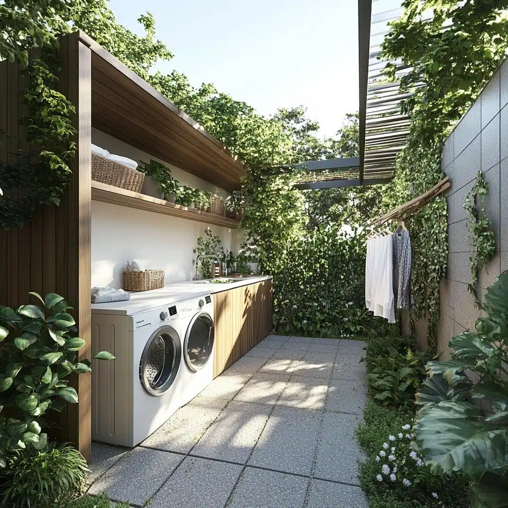 ideias de decoração área de serviço simples