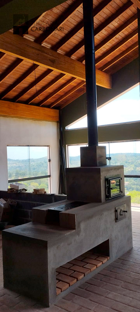 fogão a lenha para apartamento