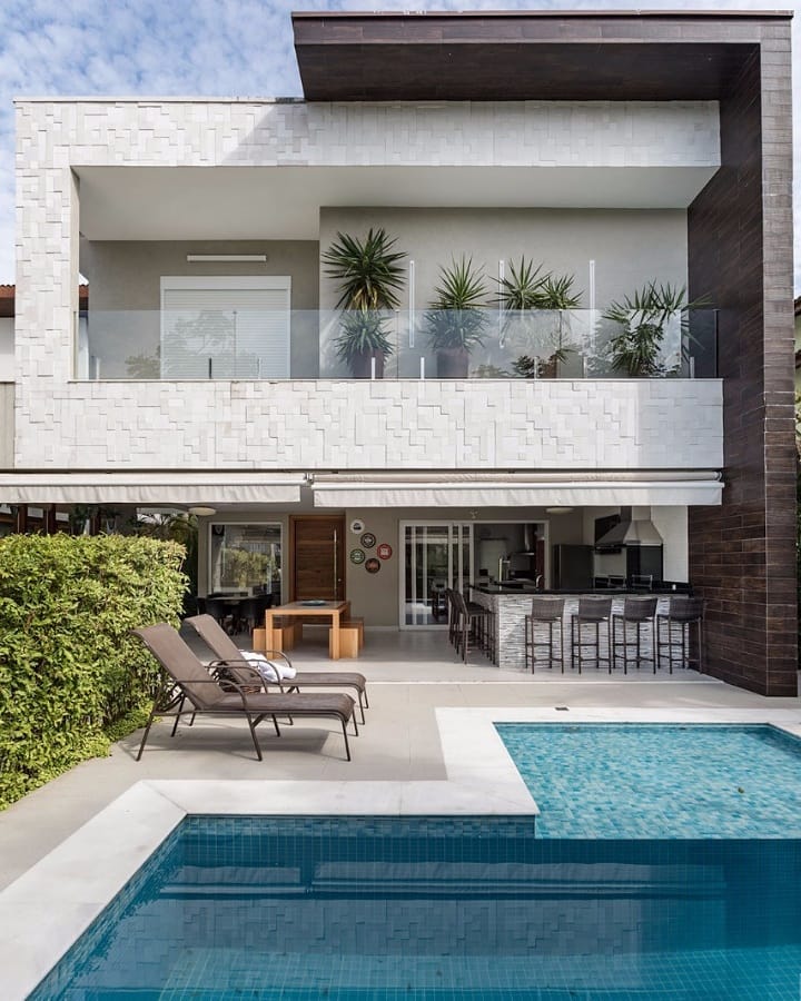 como fazer uma área gourmet com piscina simples em apartamento