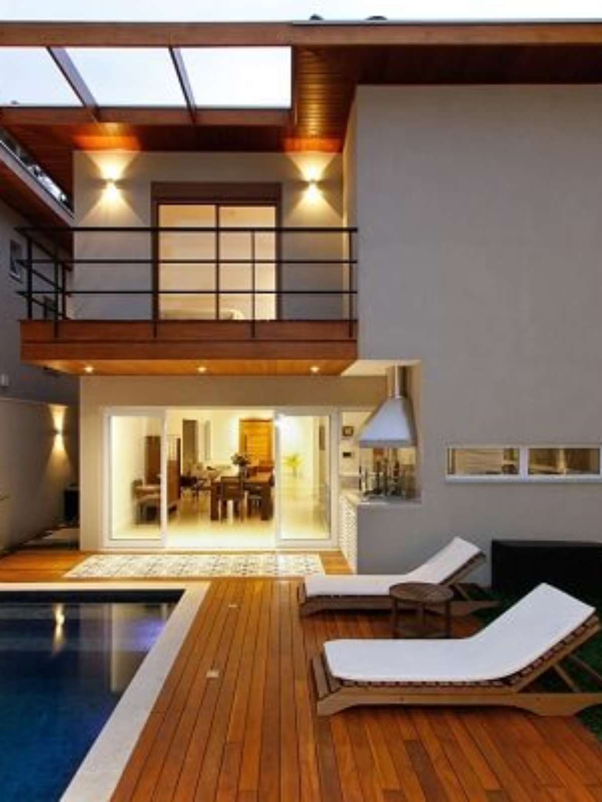 ideias de área gourmet com piscina simples e barata