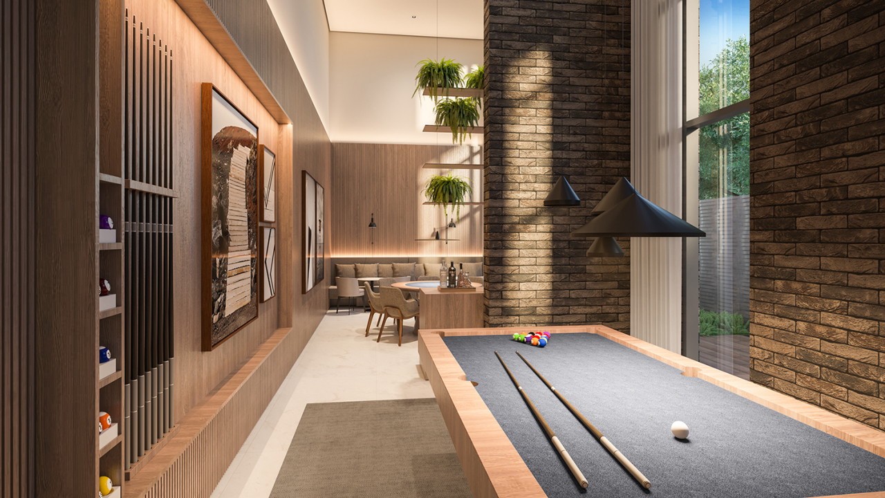 como montar área gourmet e sala de jogos