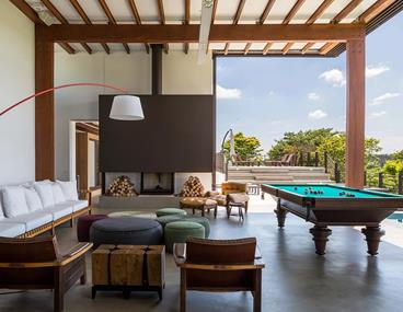 ideias para área gourmet com jogos