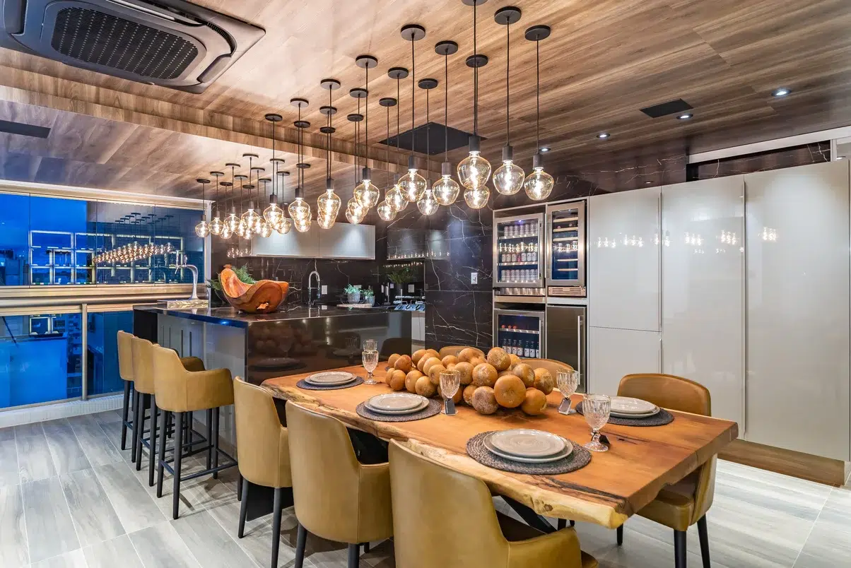 area gourmet decoração