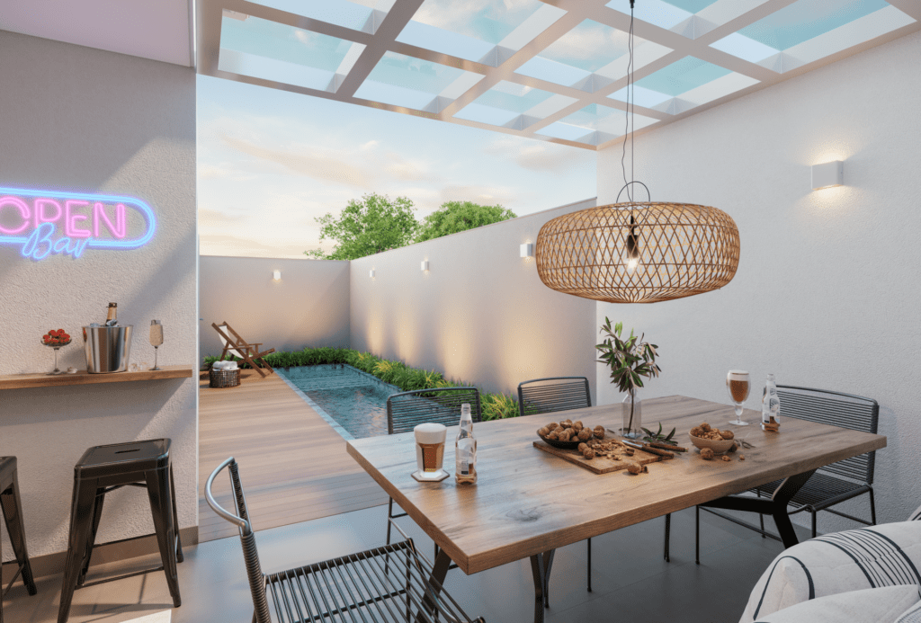 area gourmet com churrasqueira a gas ou eletrica qual escolher