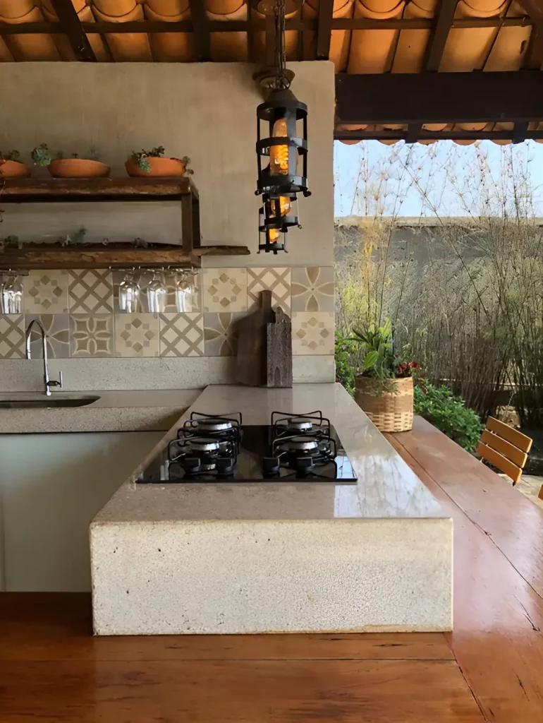 custo para montar area gourmet simples e barata