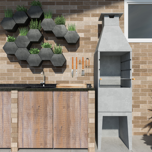 ideias criativas área gourmet garagem