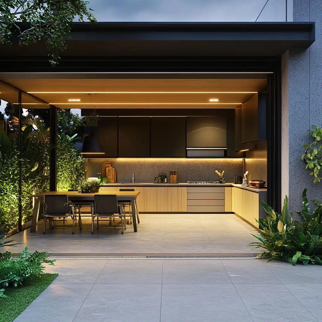 área gourmet na garagem vs varanda gourmet