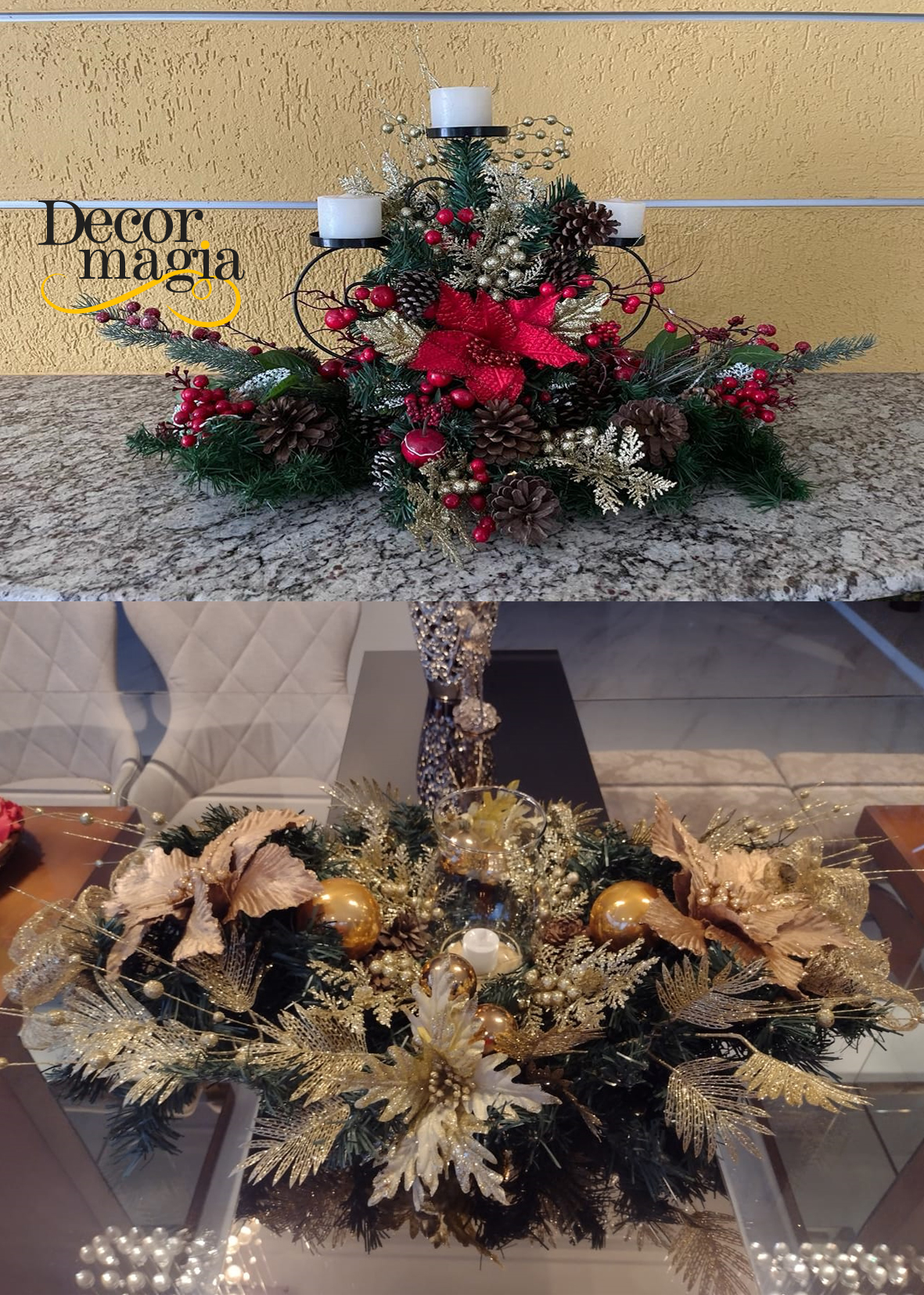 Arranjos de mesa para eventos