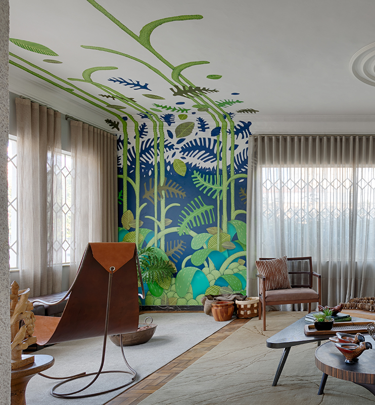 ideias criativas de arte para parede de sala