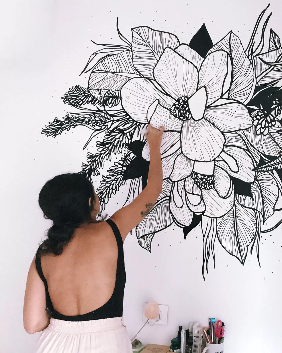 arte na parede: abstrata vs minimalista