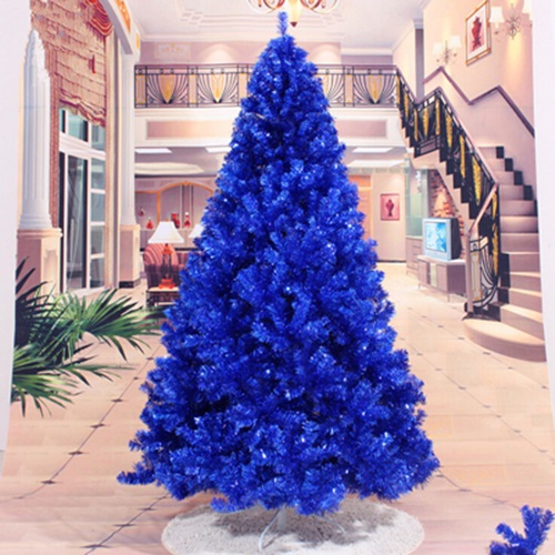árvore de natal azul marinho