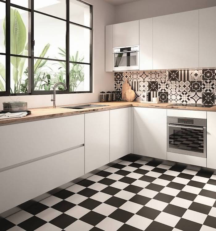 azulejo metrô cozinha branca