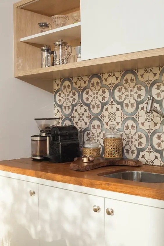 azulejo cozinha branca simples