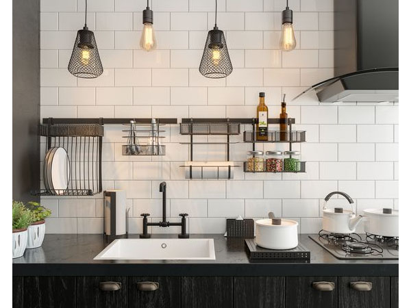 revestimento parede cozinha simples