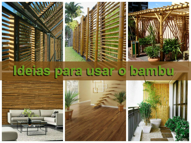 ideias criativas decoração bambu ambientes pequenos