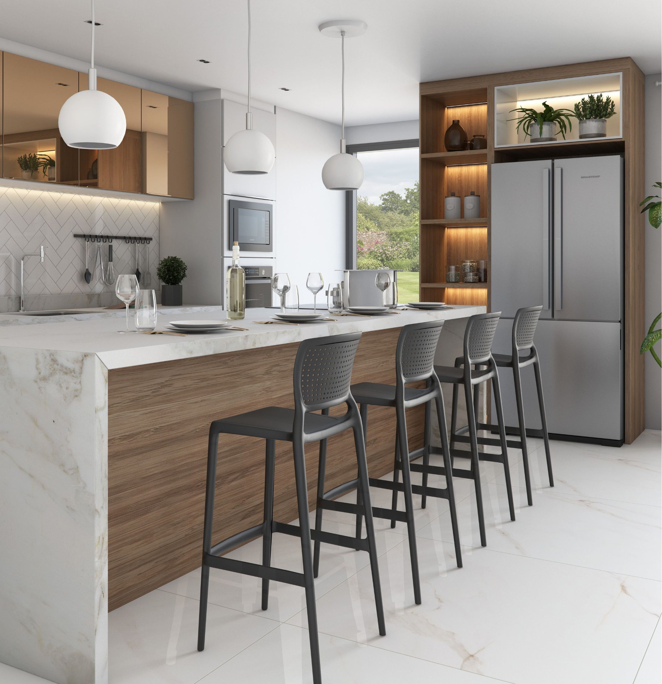 bancada cozinha fácil manutenção