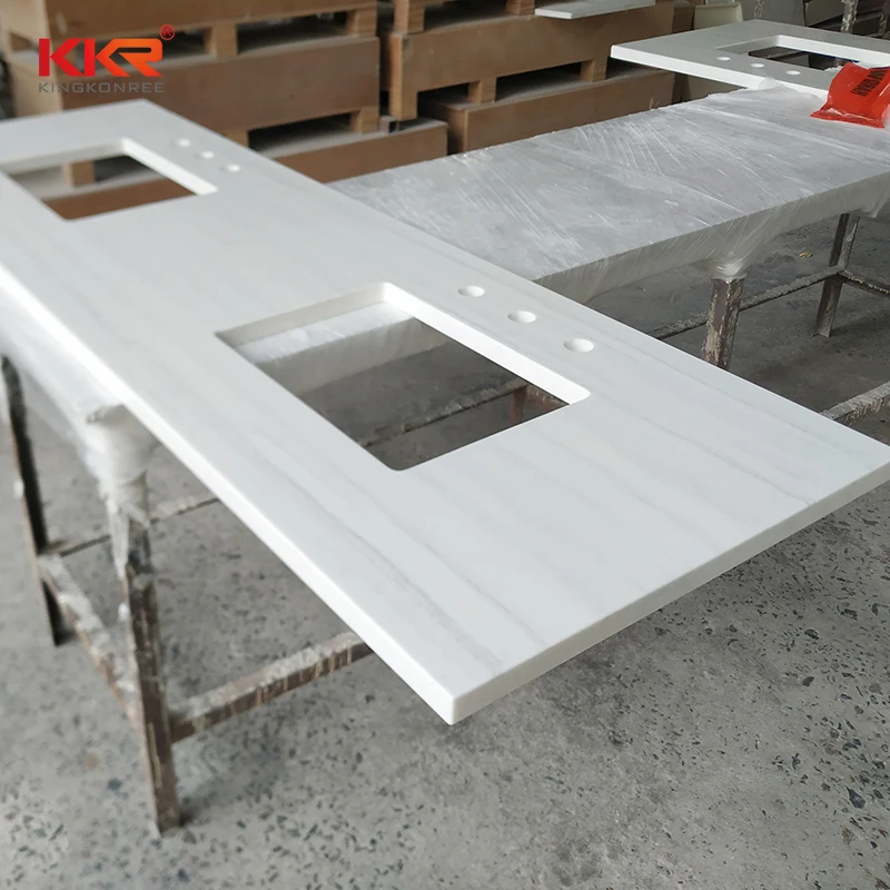 bancada de resina banheiro