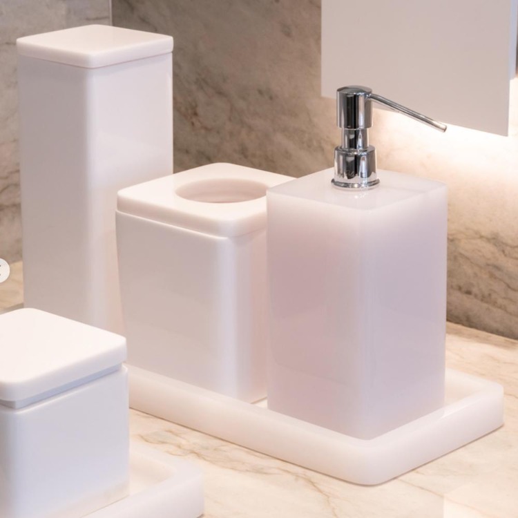 bancada de resina banheiro