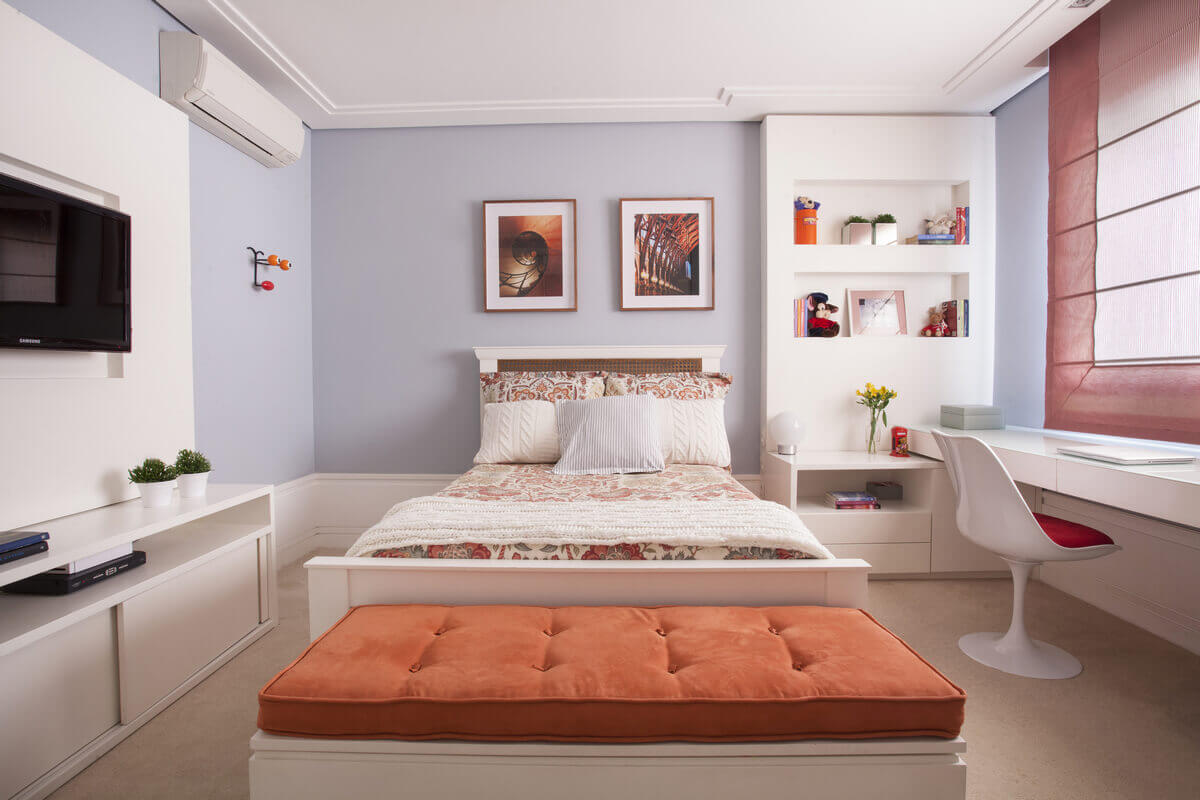 bancada para quarto preta