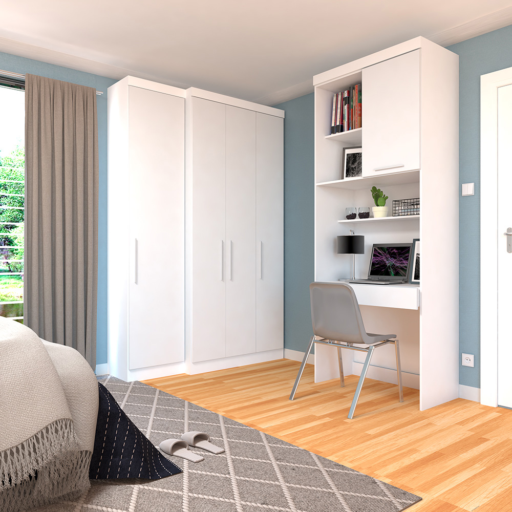 bancada para quarto para home office