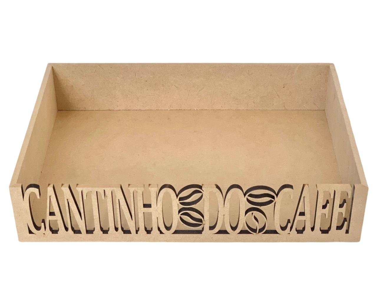 Kit cantinho do café com bandeja