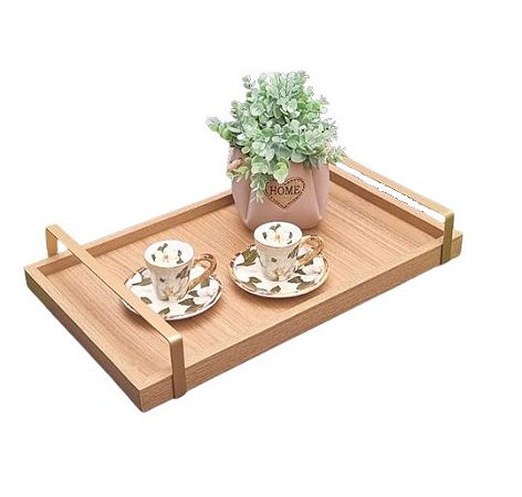 bandeja de madeira para decoração