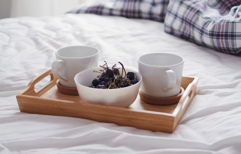 bandeja de madeira para decoração