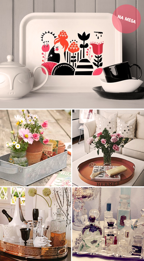 bandeja para decoração